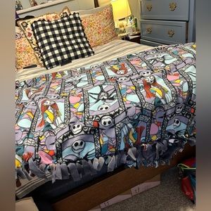 Handmade nightmare before Christmas blanket!